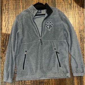 CHEER ATHLETICS Charles River 3/4 Fleece Zip